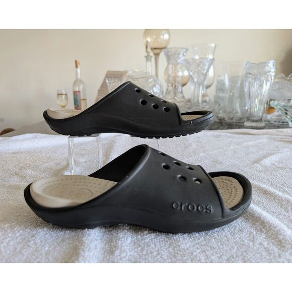 Crocs Unisex Slip-On Ventilated Slide Sandals - Comfort Foam Footbed - Picture 2 of 10